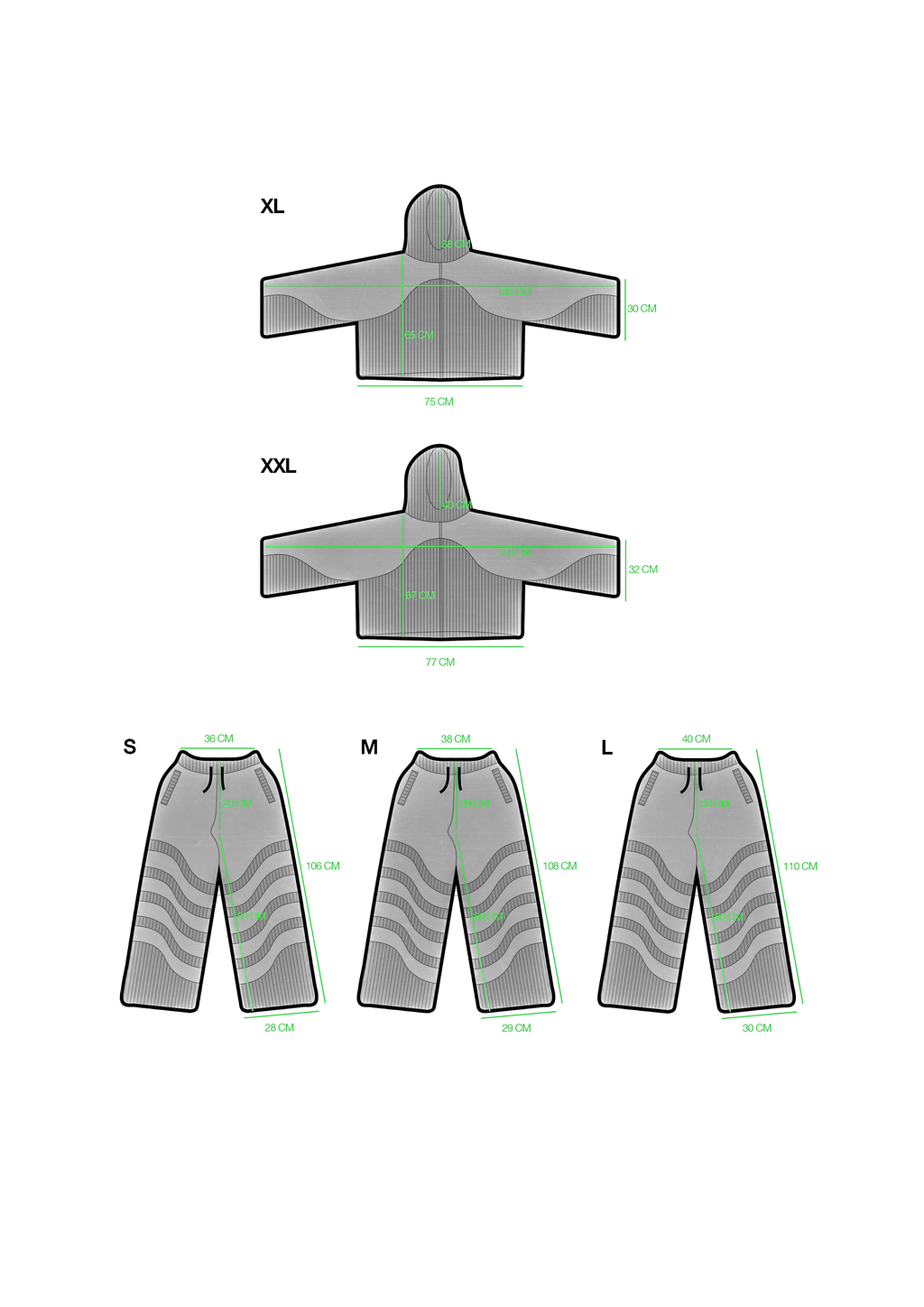 Knit Pants - Black