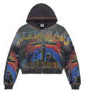 Vale Forever Damned Big Zip Up Hoodie Black