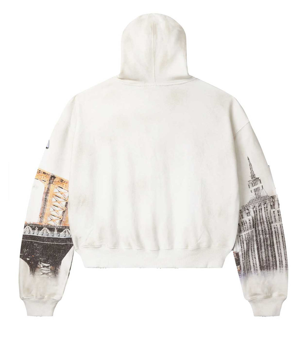 Vale Forever NYC Zip Up Hoodie White