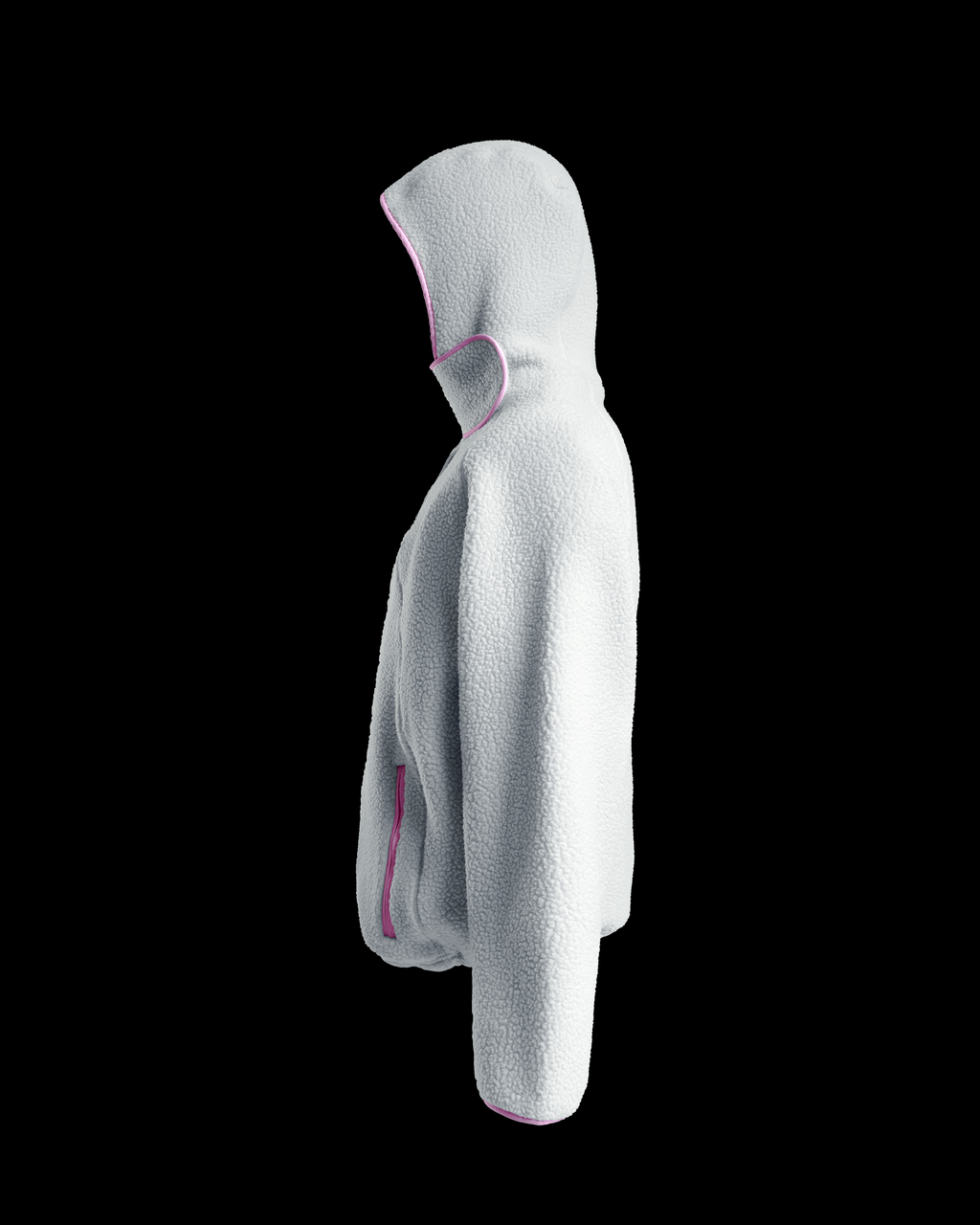 Fleece Hoodie - White