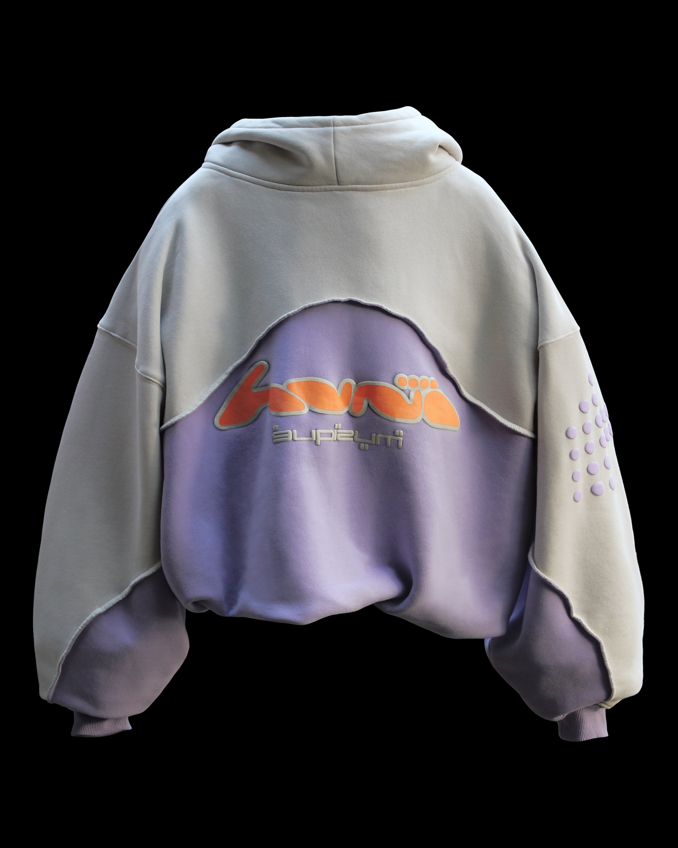 Huni Hoodie - Purple / Cream