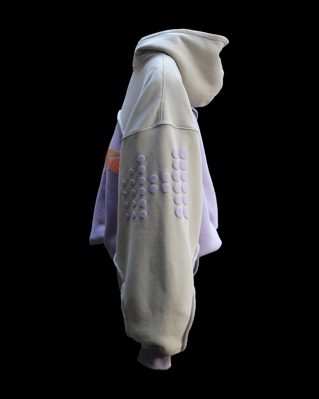 Huni Hoodie - Purple / Cream