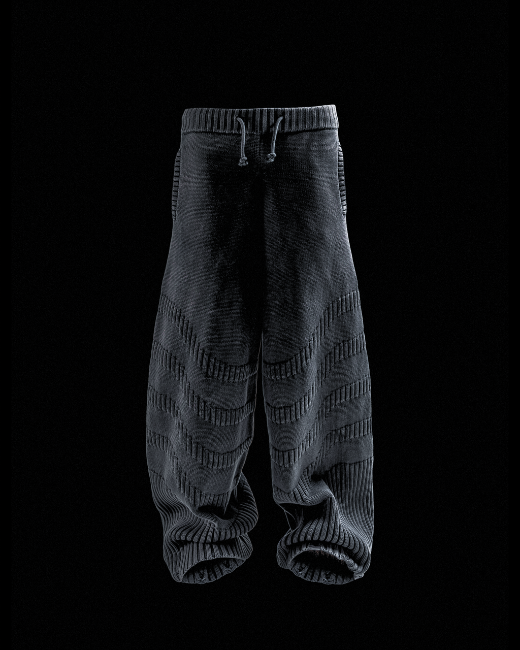 Knit Pants - Black