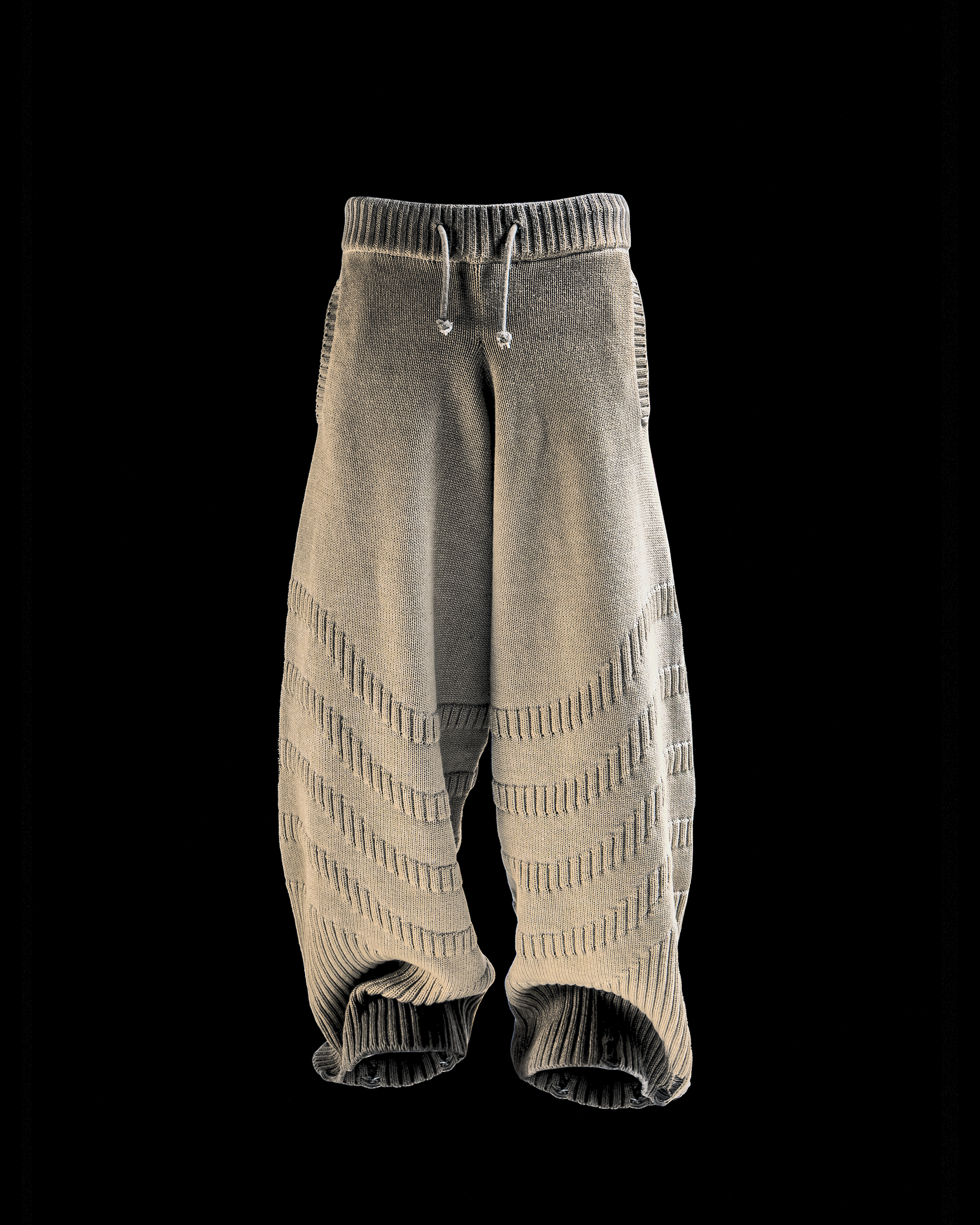 Knit Pants - Brown