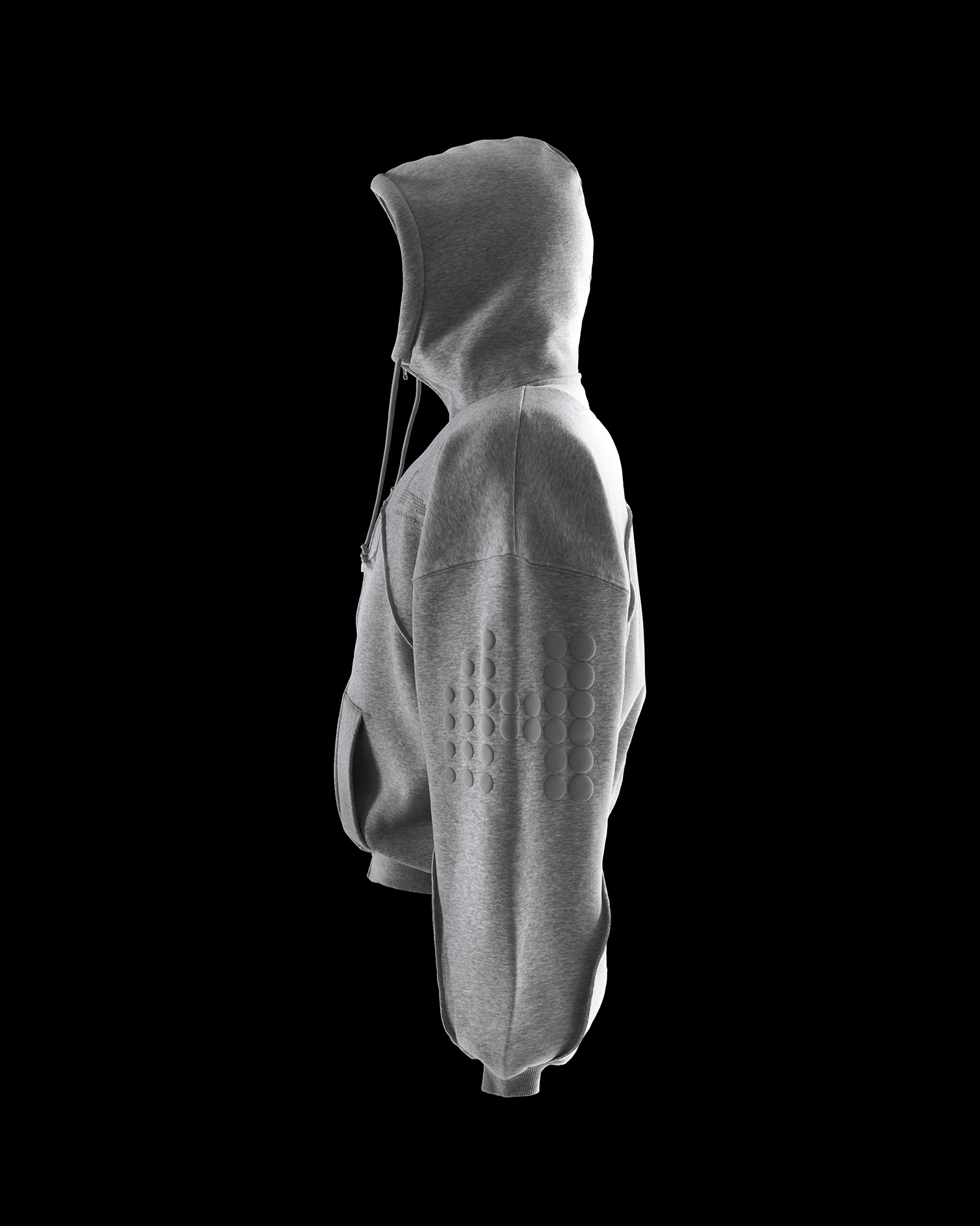 Zip-Up Hoodie - Medium Heather Grey