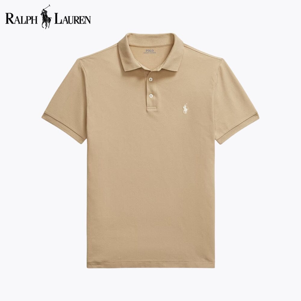 Ralph Lauren Custom Slim Fit Stretch-Mesh-Polohemd