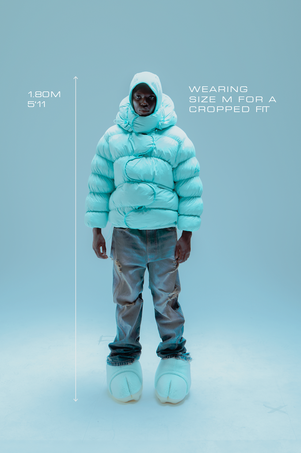 Puffer Jacket - Blue